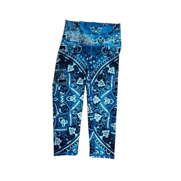 NWT Niyama Sol Beachcomber California Love capri leggings size M - Picture 1 of 4